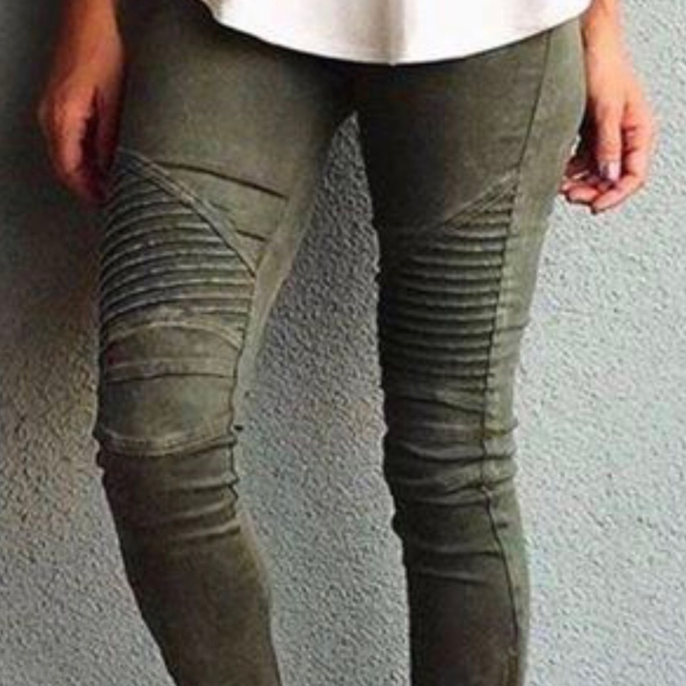 BEULAH Moto Leggings